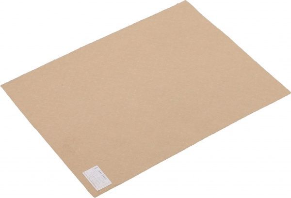 Фетр бежевий з принтом горох 1 мм, 42,5x33 см