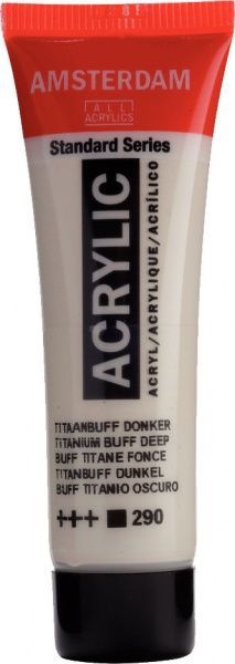 Краска акриловая титановый буфф темный 290 20 мл Amsterdam Standart Royal Talens