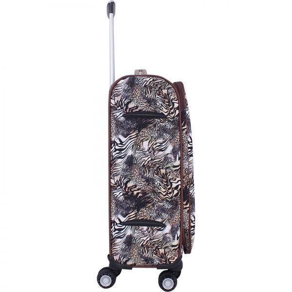 Чемодан Bagland Леопард 36 л коричневый 725 (0037966194) 