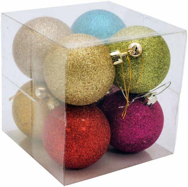 Набір іграшок Кулі різнокольорові d60 мм 8 шт./уп.  