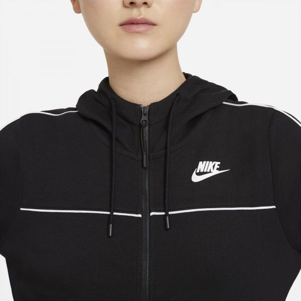 Джемпер Nike W NSW FZ HOODIE MLNM FLC CZ8338-010 р. XS чорний