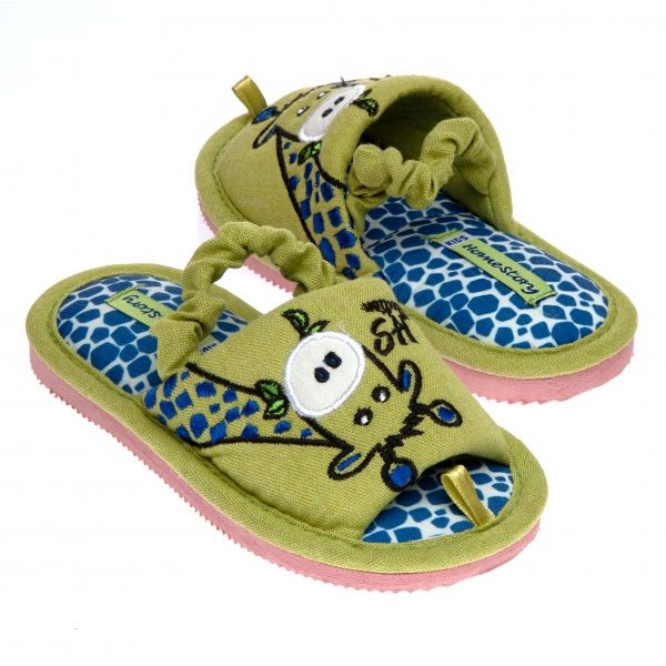 Тапочки детские для девочки Home Story р.28 салатовый 210254-11 