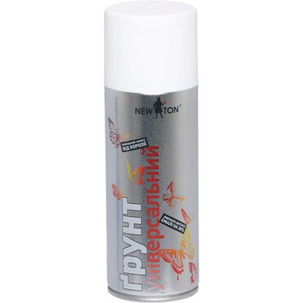 Грунт аэрозольный New Ton универсальный белый мат 400 мл