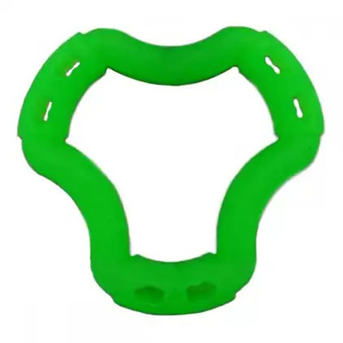 Игрушка AnimAll для собак кольцо 6 сторон 12см зеленое 88205