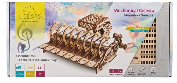 3D-конструктор UGEARS механическая челеста