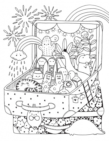 Книга-розмальовка Майже мільйон смакотунчиків