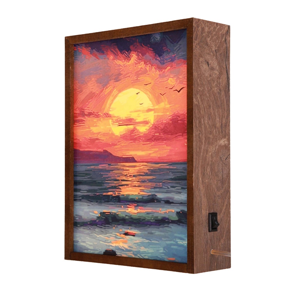 Настольная лампа декоративная The 11's На море 1x3 Вт без цоколя дуб