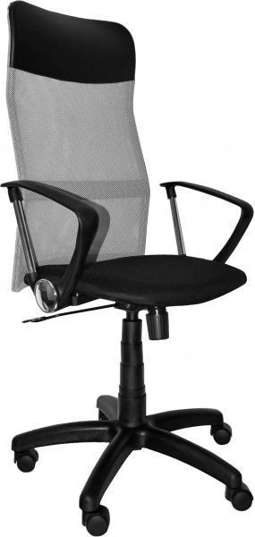 Кресло Примтекс Плюс Ultra M-02 черно-серый 