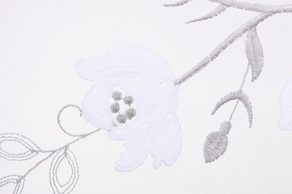 Ткань тюлевая HX 62842/280 SB 280 см сетка белая 