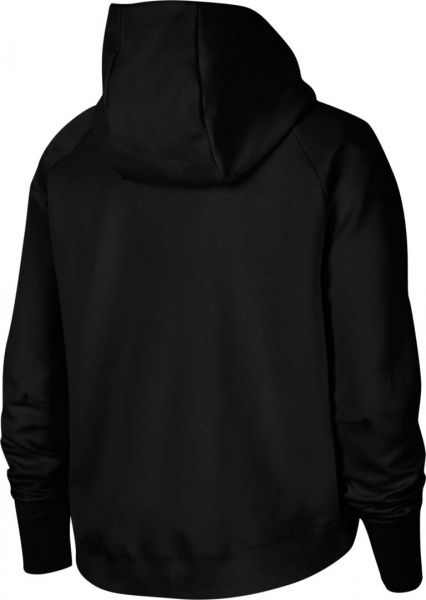 Джемпер Nike W NSW TCH FLC WR HOODIE FZ CW4298-010 р. L черный