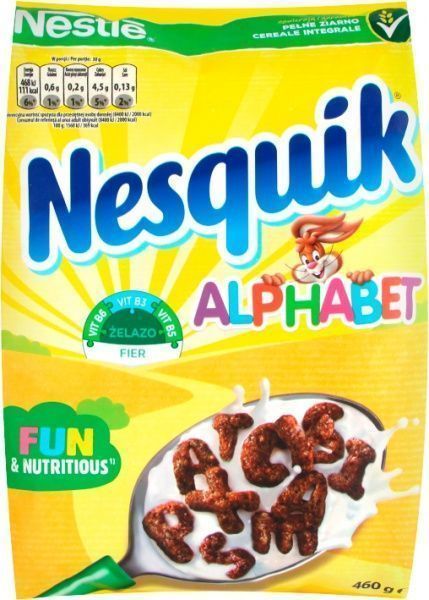 Сніданки готові Nestle АВС Nesquik 5900020020154 460 г 
