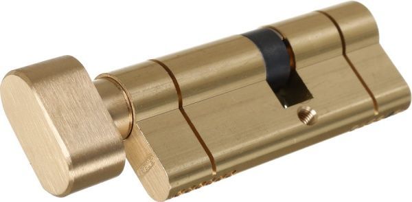 Цилиндр Abus KD6PS 35x45 ключ-вороток 80 мм матовая латунь