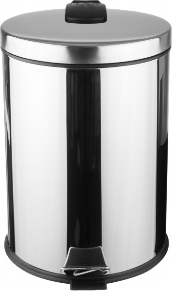 Відро для сміття EFOR Metal з педаллю 8000064163071 30 л срібний 64163