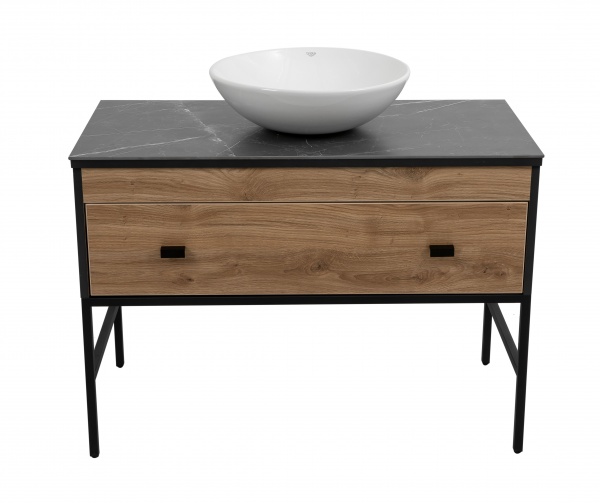 Тумба со столешницей и умывальником Aqua Rodos Лион 100