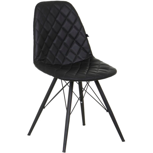 Стілець Nowy Styl Liya 4LX Black (Box-2) (CH) ECO-30 чорний