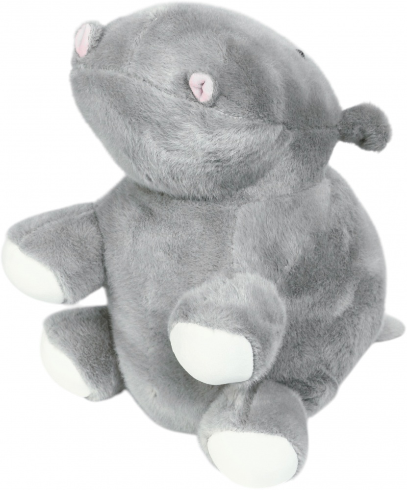 Мягкая игрушка HW Plush Paws Бегемот 33 см 7040 серый HF11394 13'