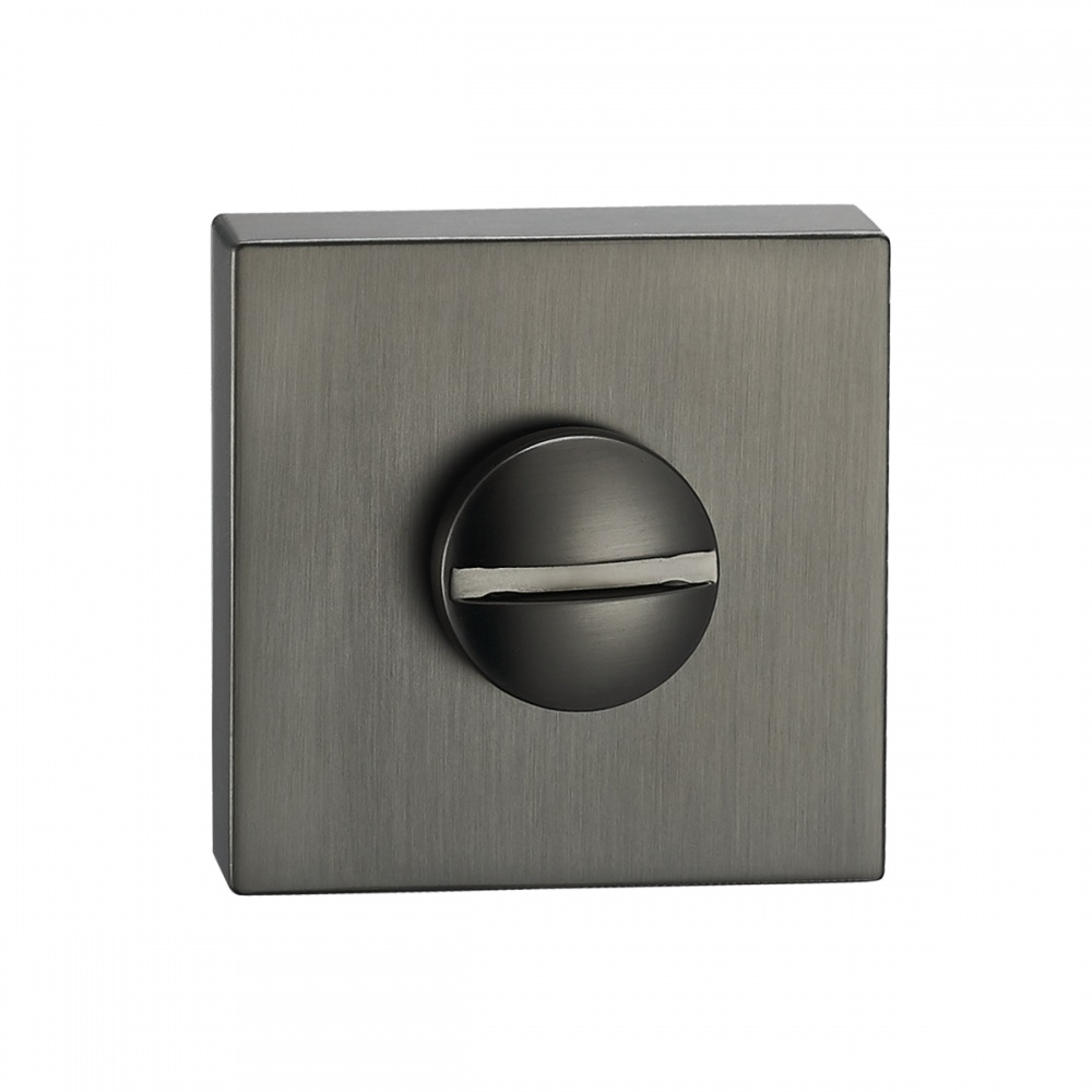 Ручка на розетці Linde A-2026 WC MA з накладкою під WC санвузловий матовий антрацит