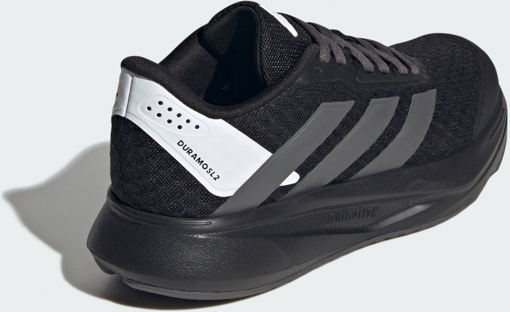 Кросівки унісекс весняні Adidas DURAMO SL2 J CBLACK/GREFIV/FTWWHT JS2369 р.36 2/3 чорні