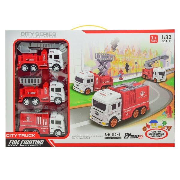 Игровой набор Паркинг, 3 машинки 1:32 JW567-011