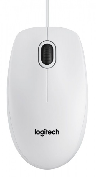 Миша Logitech B100 White (910-003360) white  