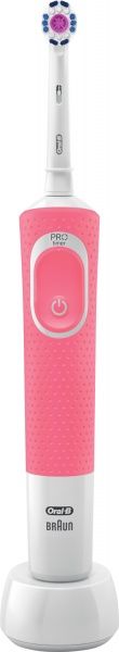 Электрическая зубная щетка Oral-B Vitality D100 Pro White Pink