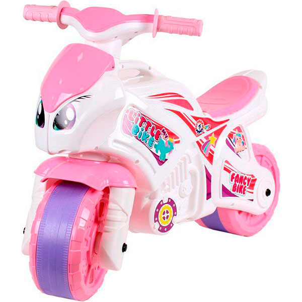Чудомобиль ТехноК Мото бело-розовый 4823037605798