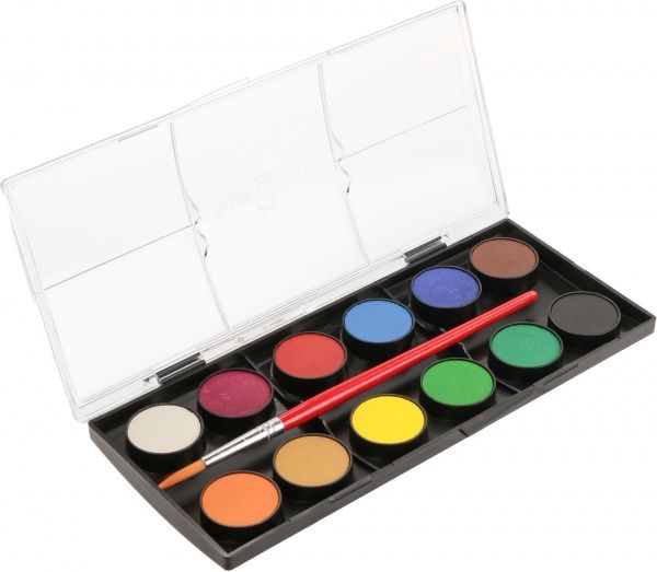 Фарби акварельні 12 кольорів сухі 125011 Faber-Castell