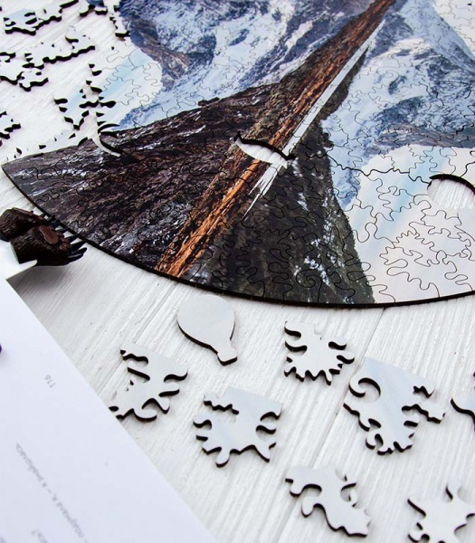 Пазл дерев'яний Матергорн 30 см PuzzleUp 