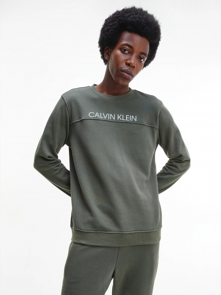 Свитшот Calvin Klein Performance 00GMF1W305-251 р. XL хаки