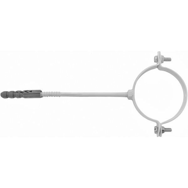 Кронштейн труби металевий Сяйво L=100 мм D=75 мм білий 