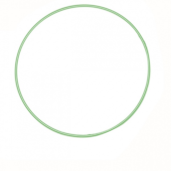 Обруч Mochtoys зеленый d80 