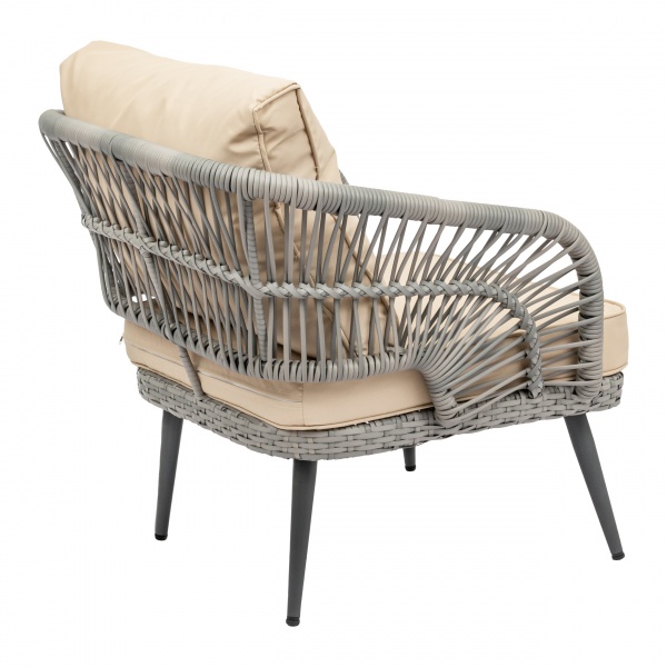 Комплект меблів Nova бежевий із чорним 