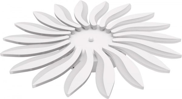 Люстра світлодіодна ALLA-lighting Sanflower з пультом ДК 72 Вт білий 