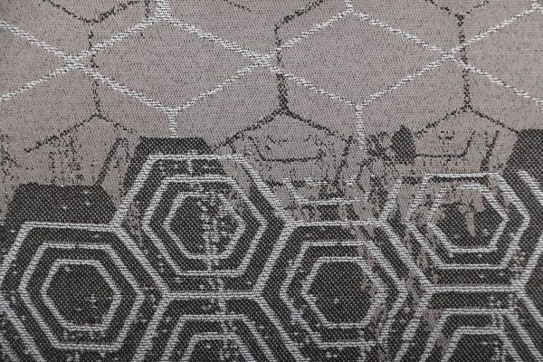 Подушка декоративная Жаккард Соты 45x45 см черный La Nuit 