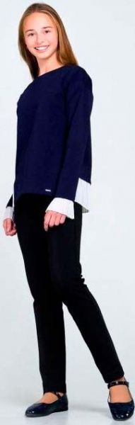 Джемпер для девочки Smil 116441 р.134 темно-синий 
