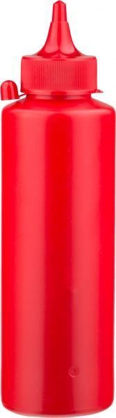 Пляшка для соусів червона 360 мл Д035КР