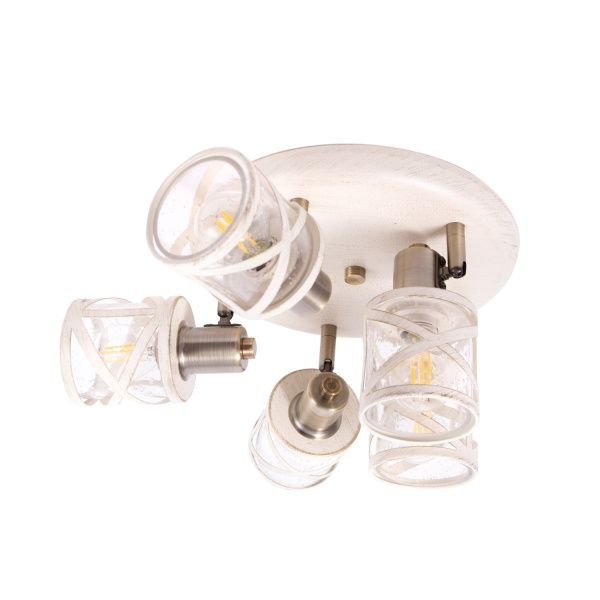 Спот Altalusse INL-6146C-05 5x40 Вт E14 античная бронза/слоновая кость 