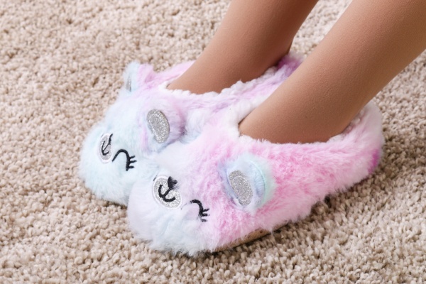 Тапочки детские для девочки Maxwin KIDS Зверюшки Радуга р.35-36 разноцветный 