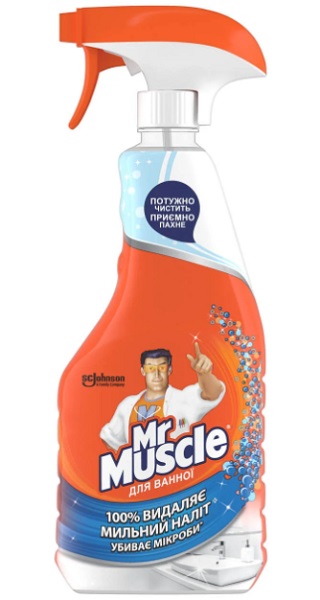 Средство Mr.Muscle для удаления мыльного и известкового налета Экперт для ванной 0,5 л