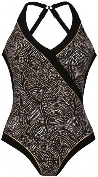 Купальник Anita Style Nuria-Amber Glow 7226.420 р.85D черно-золотой