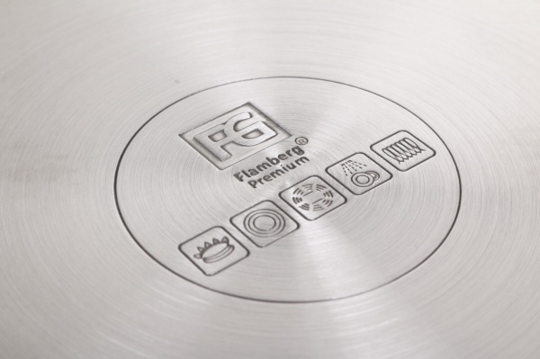 Кастрюля со стеклянной крышкой Nature 20 см 3,5 л Flamberg Premium