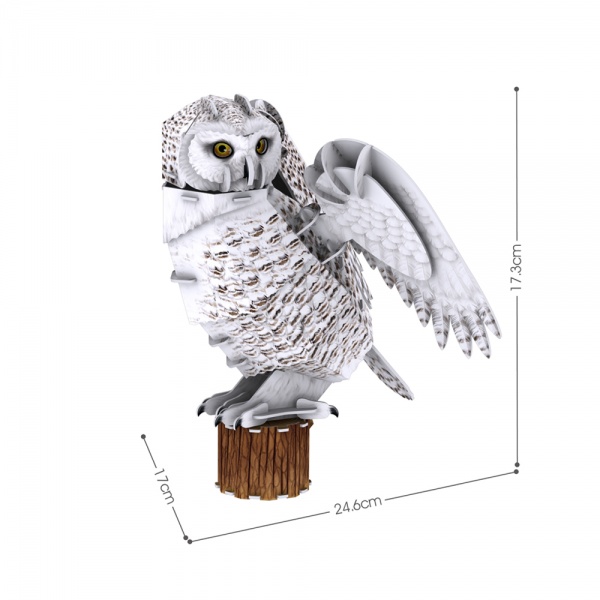 3D-пазл CubicFun Тривимірна головоломка-конструктор Зникаючі тварини Сніжна Сова DS1079h