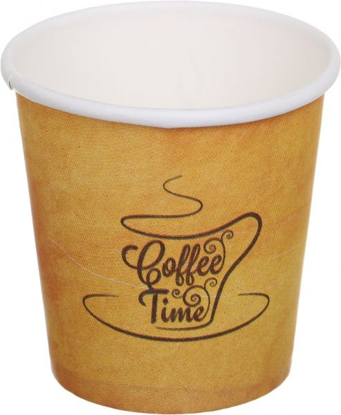 Склянки одноразові PROservice паперові Coffee Time 110 мл 50 шт.