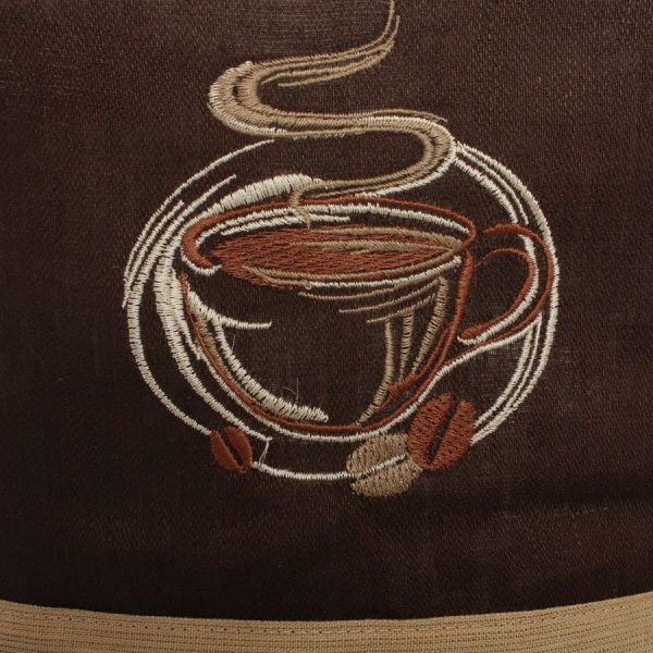 Фартук с нагрудником и вышивкой Coffee К-103 в ассорт. Ярослав