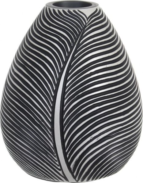 Ваза Дарк 17.5х17.5х20.5 см сіра