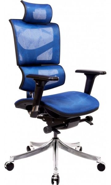 Кресло GT Racer X-D18 синий 