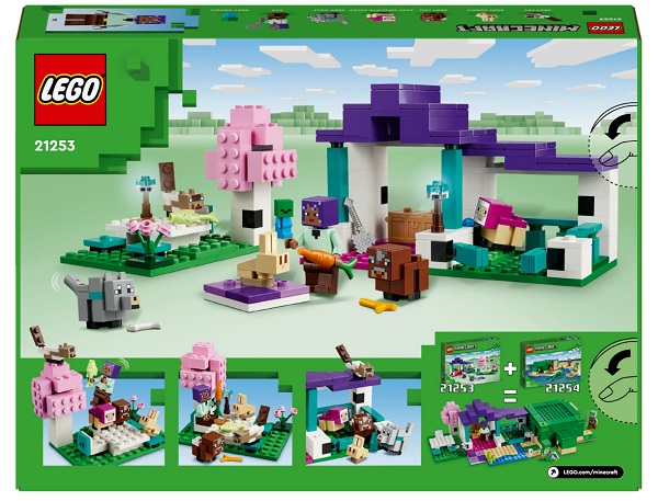 Конструктор LEGO Minecraft Убежище для животных 21253