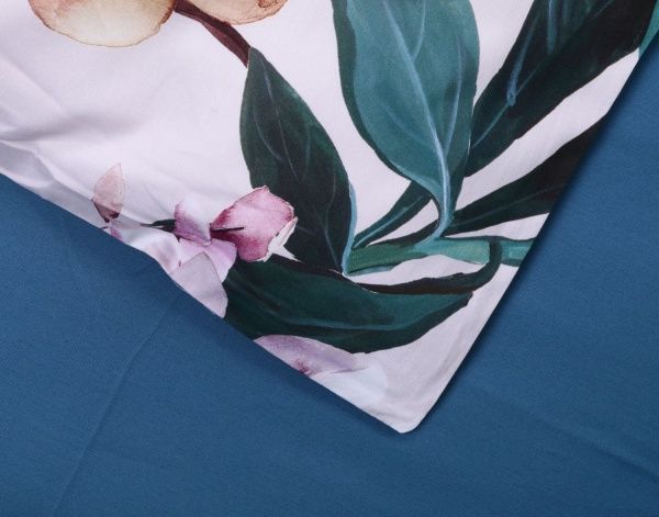 Комплект постельного белья Exotic flowers D двухспальный разноцветный принт La Nuit 