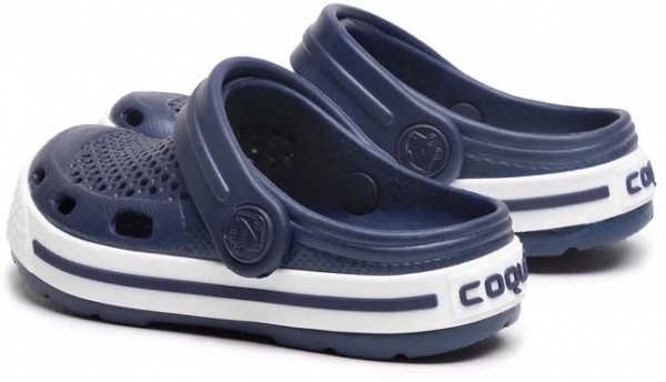 Сабо Coqui 6423 Navy/White р.EUR 30/31 темно-синий с белым