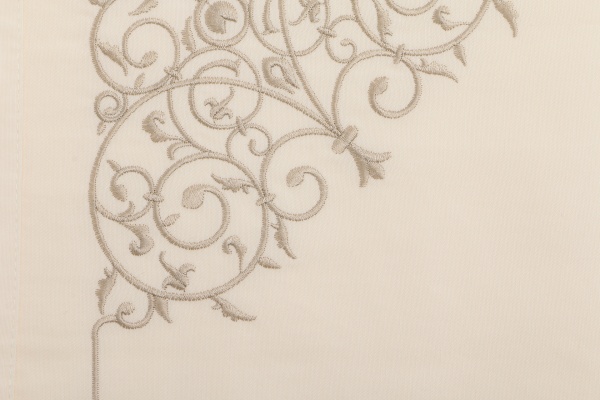 Набор Cynthia ранер 45x150 см и 4 салфетки 40x40 см кремовый 